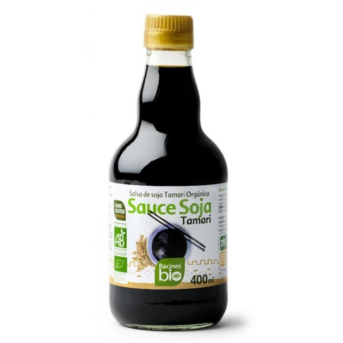 Sauce soja tamari sans gluten 400ml - Racines Bio