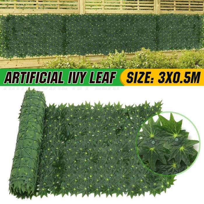 300cm Feuilles Lierre Artificielle Guirlande Vert Décoration Type-B