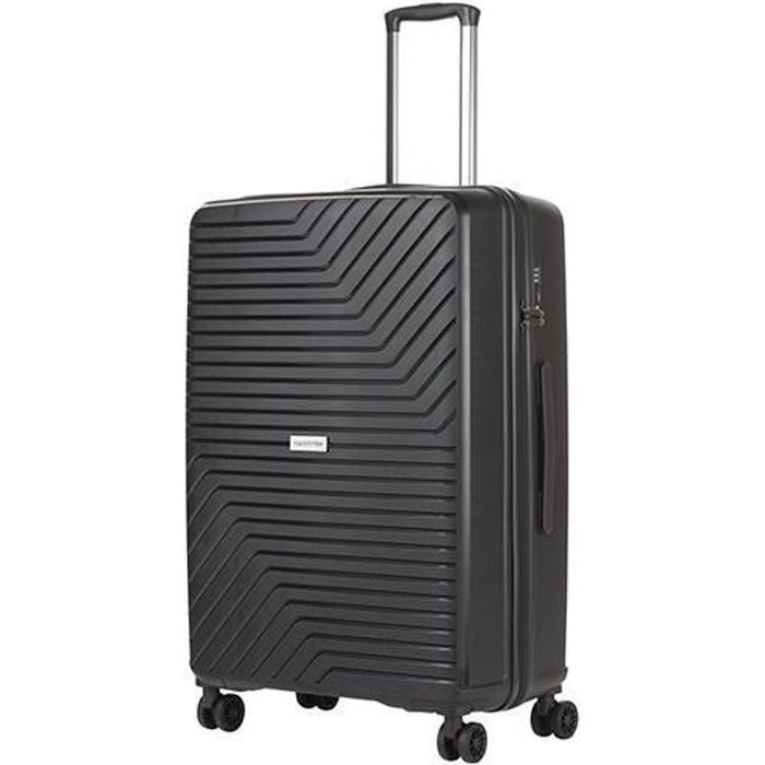 CarryOn Transport - Valise TSA - Trolley 78 cm - OKOBAN - YKK - Doubles roues - Noir