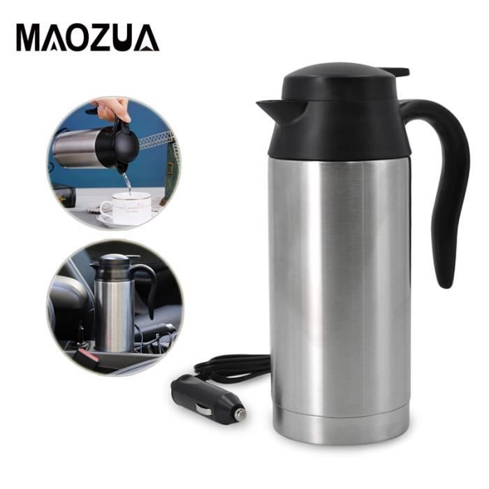 Bouilloire électrique,Tasse chauffante pour voiture électrique, 750ML, pour boire de l'eau, du thé ou du café, Thermos, bouilloire