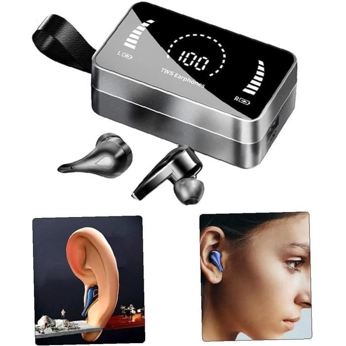Sans fil Bluetooth écouteurs intra auriculaires écouteurs TWS sport Casques d'écoute avec micro étanche