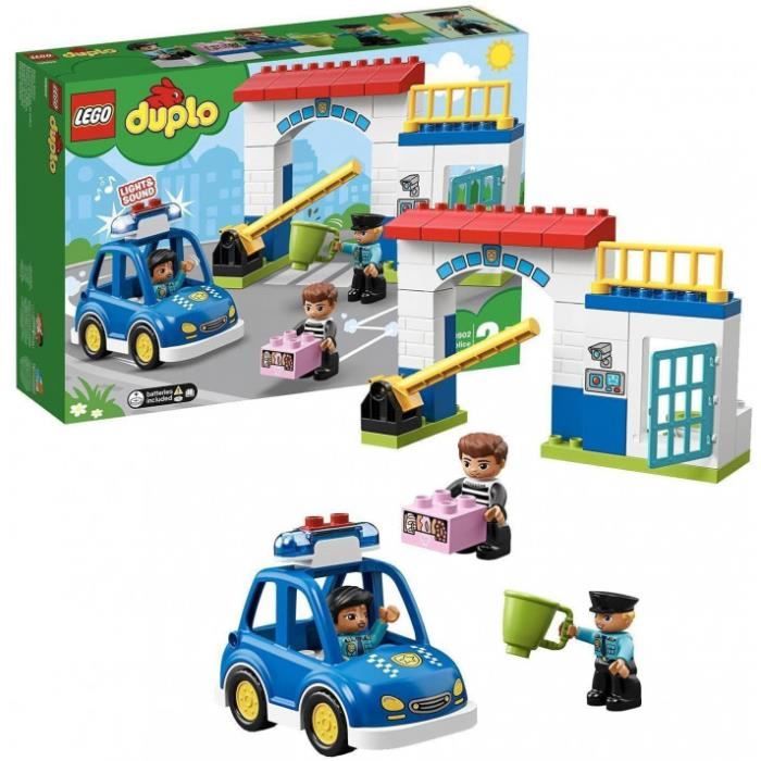 lego® duplo® rescue le commissariat de police jeu de construction, 2 ans et plus, 38 pièces 10902