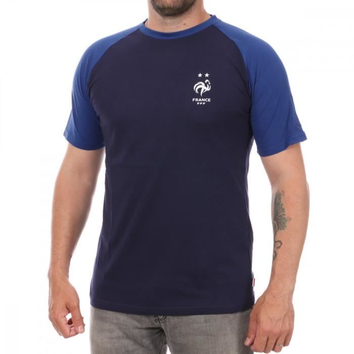 T-shirt Bleu Homme FFF Generique