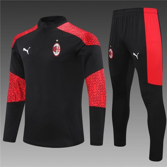 Survêtement de AC Milans 2021 2022 Maillot de Football Homme Enfant Tenue de Nouveau