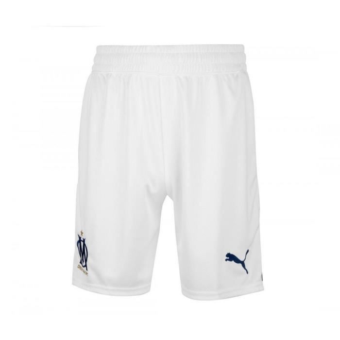 Nouveau Short Officiel de Football Puma Homme OM Olympique de Marseille Domicile Saison 2022-2023