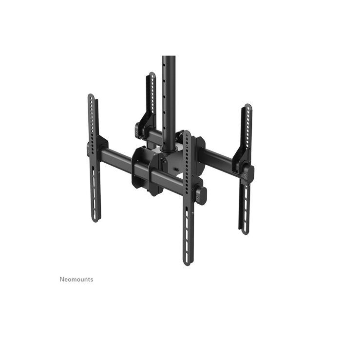 NEWSTAR Fixation au plafond NM-C440DBLACK - Pour Ecran Plat - Noir