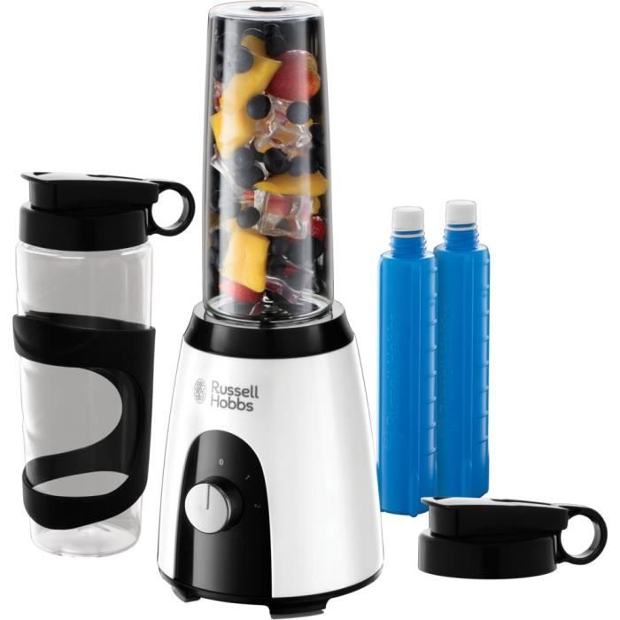 RUSSELL HOBBS 25161-56 Blender Nomade Mixeur Electrique 600ml Compact 400W Mix and Go