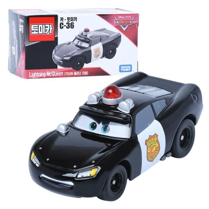 TAKARA TOMY TOMICA CARS 2 C-36 Lightning McQueen TOON Police Type