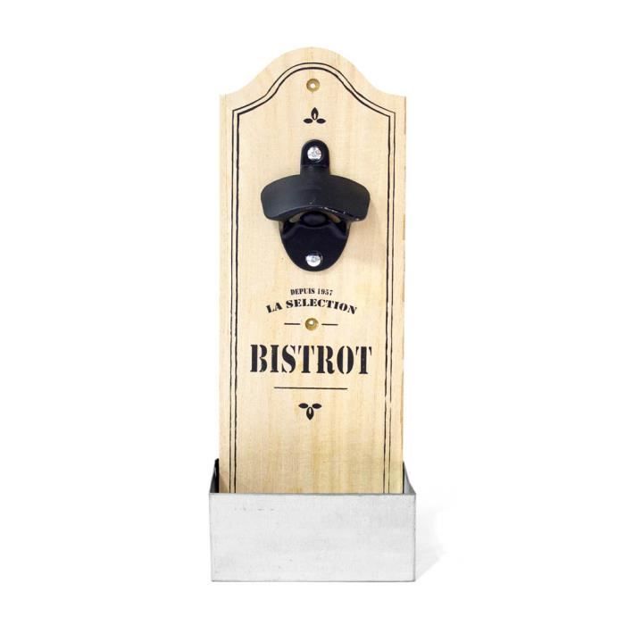Décapsuleur mural « Bistrot »