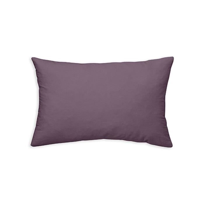 TODAY Coussin déhoussable 100% coton - 30 x 50 cm - Figue