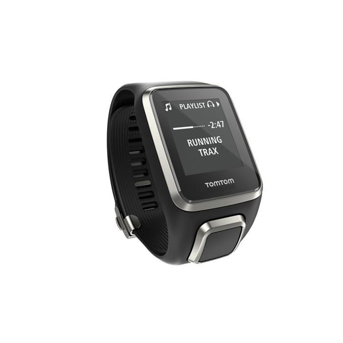 TomTom Spark Cardio + Music Édition Premium (Noir - Taille Large), Noir, 40 m, 144 x 168 pixels, 50 g, USB