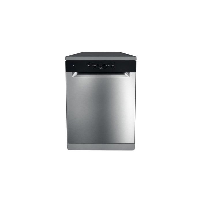 WHIRLPOOL Lave-Vaisselle Posable 14 Couverts Natural Dry 6ème Sens Programme Silence 59 Gris