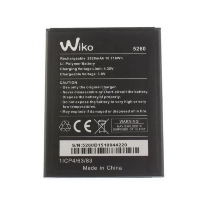 Batterie Wiko 5260