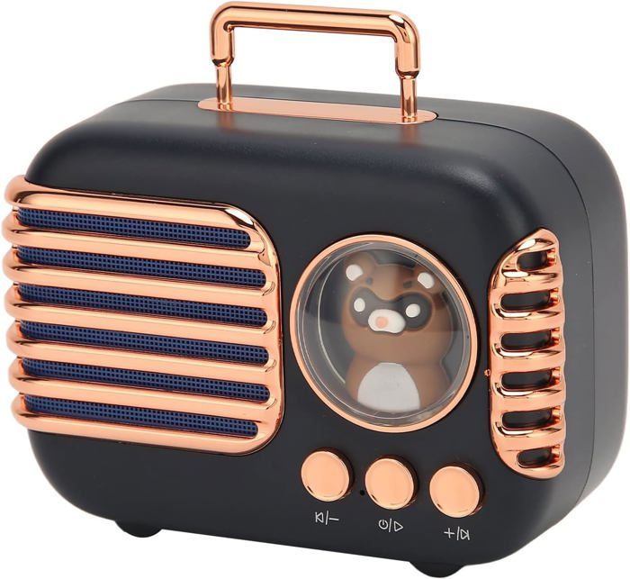 Haut-parleur Extérieur Mini Radioddity RS58 - 5W, Câble D'alimentation 71 Pouces - Compatible CB-27 Pro, DB20-G, ICOM, Yaesu Haut-parleur Universel Pour Transceiver Voiture