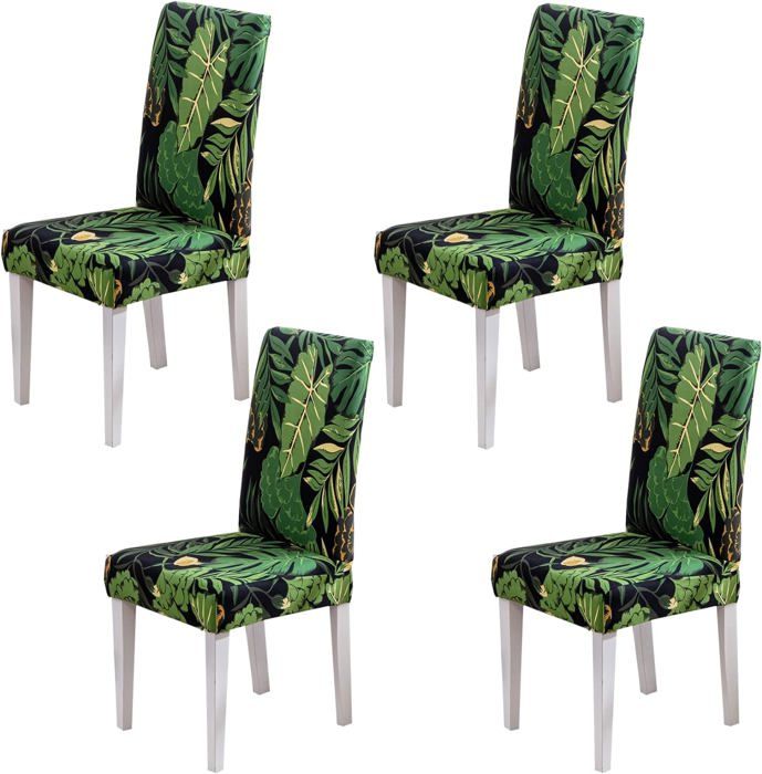Weigudoc Housses De Chaise Imperméables - Lot De 6 - Élastiques Et Lavables