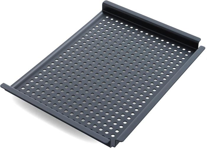 Plancha Perforée Merten & Storck Acier Carbone 28,7x48,8cm - BBQ, Camping, Grillades Extérieur
