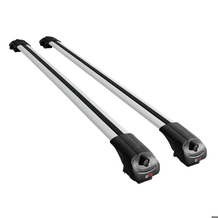 MDAK Barres De Toit Hook Aluminium Pour Fiat 500X 2014-2025 - Porte-Bagages 2 Barres Noires