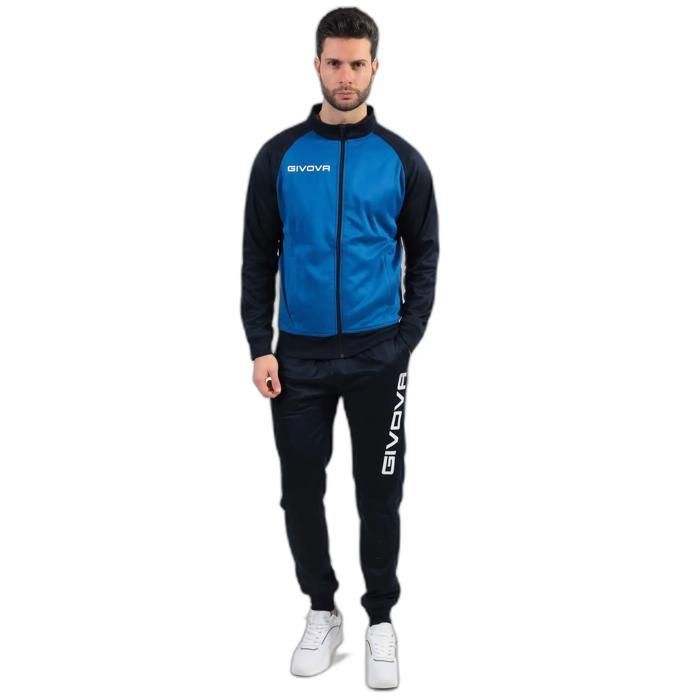 Survêtement polaire - GIVOVA - Cuba - Bleu - Veste et pantalon - Fermeture éclair complète Survêtement polaire - GIVOVA - Cuba - Bleu - Veste et pantalon - Fermeture éclair complète
