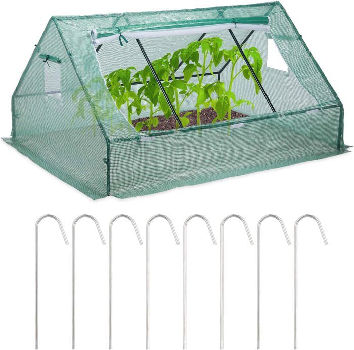 Hecht HF 002 Armoire Serre Pour Jeunes Plantes, Semis Et Tomates – Serre Froide En Bois Et Polycarbonate – Idéale Printemps Et Protection Tortues