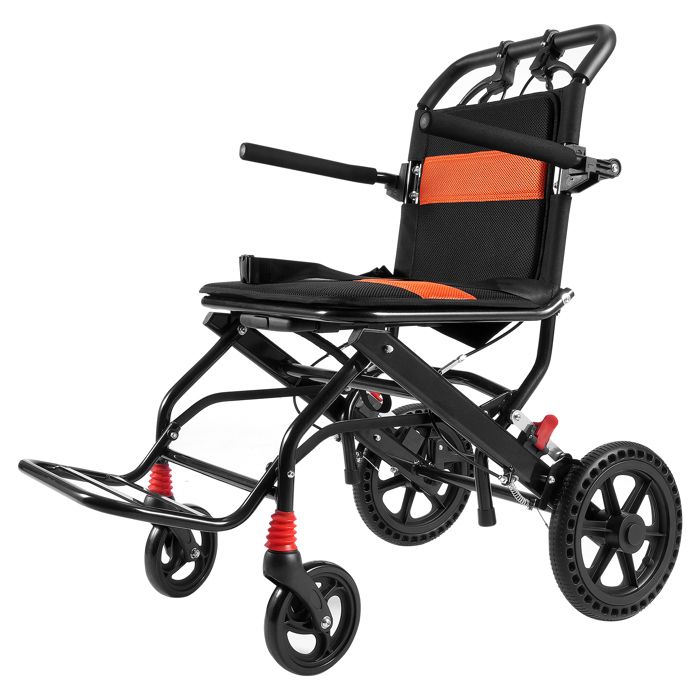 Fauteuil roulant électrique portable pliable ultra léger pour adultes et personnes âgées, moteur
