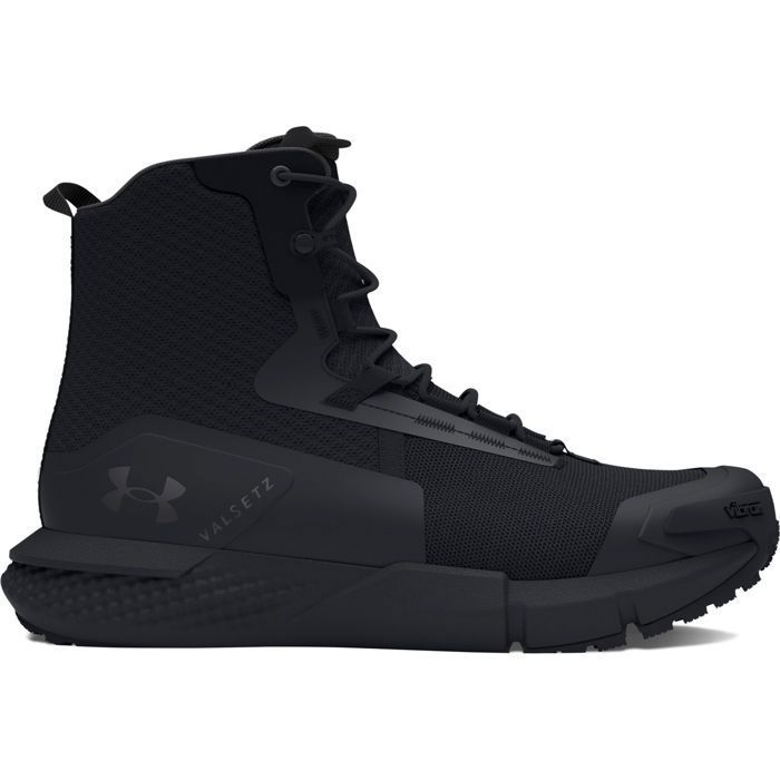 Chaussures de randonnée - Under Armour - Valsetz Tactical - Noir - Semelle Vibram XS Trek - Charged Cushioning