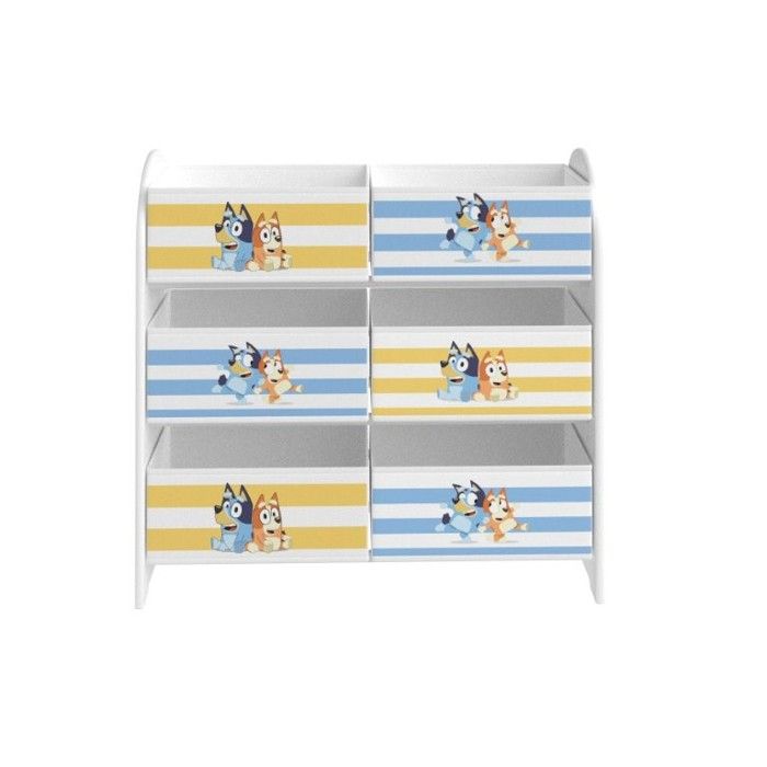 Étagère à jouets Bluey et Bingo