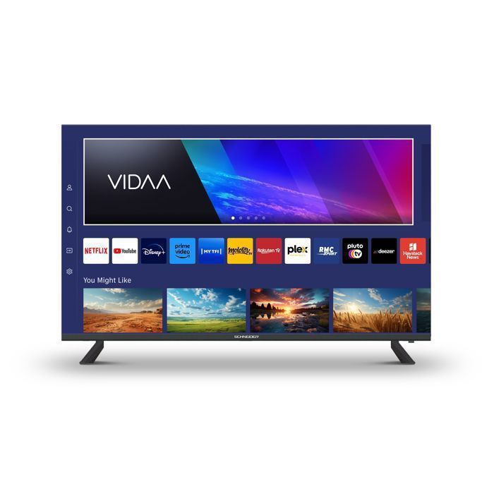 SCHNEIDER 50A1 Téléviseur QLED 4K UHD 50 127cm Smart Vidaa 3840 x 2160 pix 4K UHD HDMIx3 Dolby Netlfix - vue 5