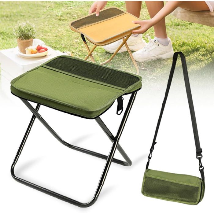 Nouveau tabouret portable pour lalpinisme et la randonnée tabouret pliable et léger avec sac de transport repose-pieds