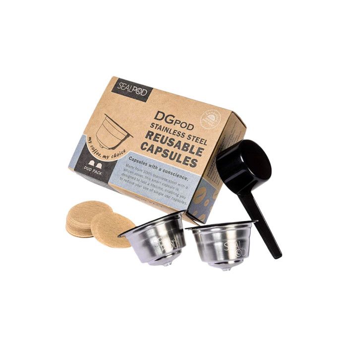 Capsules réutilisables de Sealpod compatibles avec la NESCAFÉ® Dolce Gusto® Sealpod Duo Pack Capsules réutilisables de Sealpod compatibles avec la NESCAFÉ® Dolce Gusto® Sealpod Duo Pack