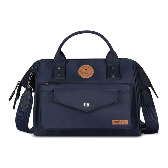 Sac à main - CABAIA - Adventurer Nylon Crossbody M Nara - bleu foncé - 32x22x9 cm - bandoulière amovible réglable Sac à main - CABAIA - Adventurer Nylon Crossbody M Nara - bleu foncé - 32x22x9 cm - bandoulière amovible réglable