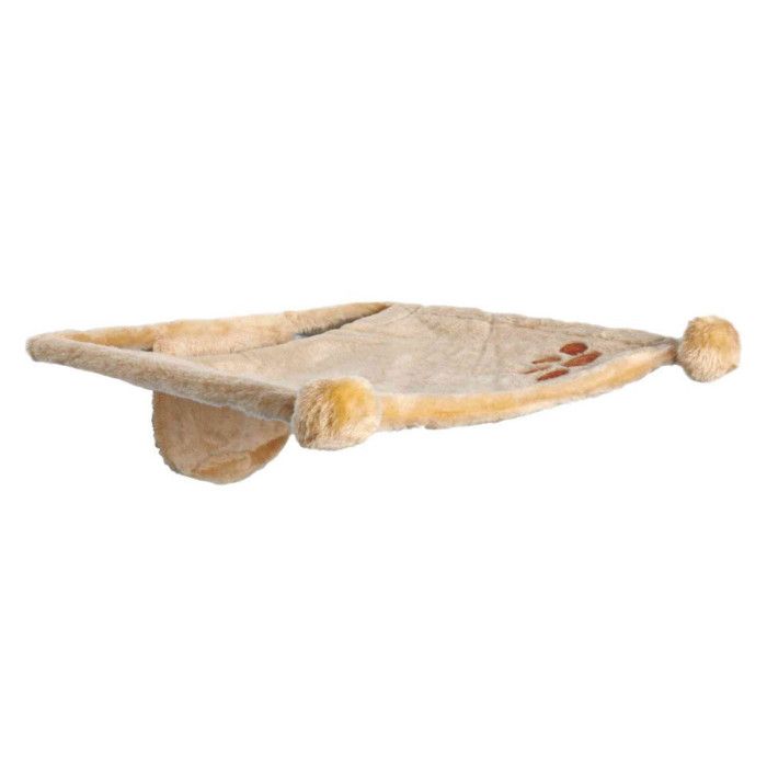 Meilleurs prix pour Hamac pour chat - MARQUE - 42 x 41 cm - Beige - Cadre métal - Fixation murale