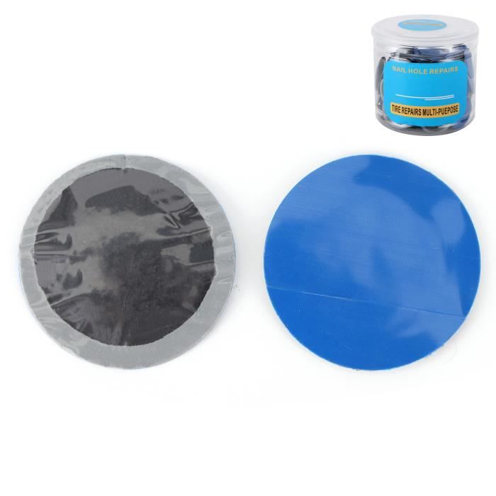 10 Patchs De Réparation Pour Pneus 84x84 Mm - Pour Voiture, Camion, Bus, Tracteur - Caoutchouc Naturel