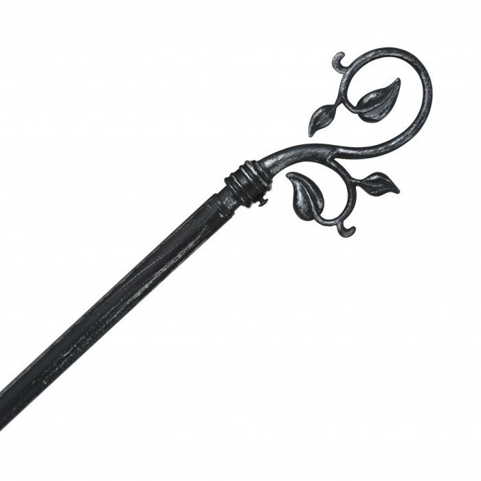 Tringle Arabesque Noir, Tringle Metal 120 a 210 cm avec enbouts d/éco UNIVERS-DECOR Tringle Metal 120 a 210 cm avec enbouts d/éco