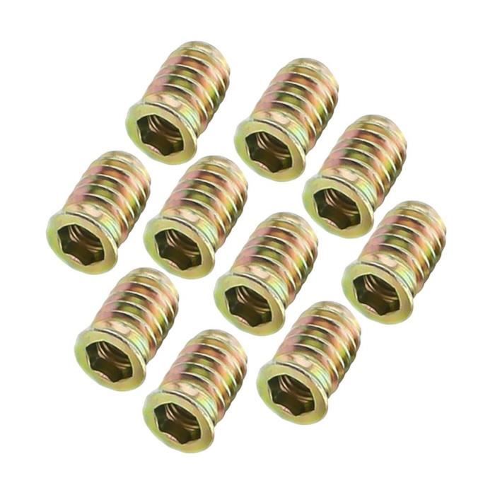 Machine Vis Avec Écrous M6 x 75 Pan Tête Fendue Vis Boulons Vis pack de 10