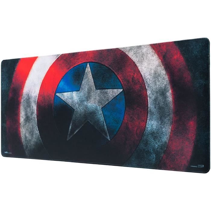 Sous Licence Officielle Tapis de Souris Gamer Tapis de Bureau 80 x 35 cm Sous Main Bureau Group Erik Tapis de Souris XXL Les Avengers Parfait pour Offrir 
