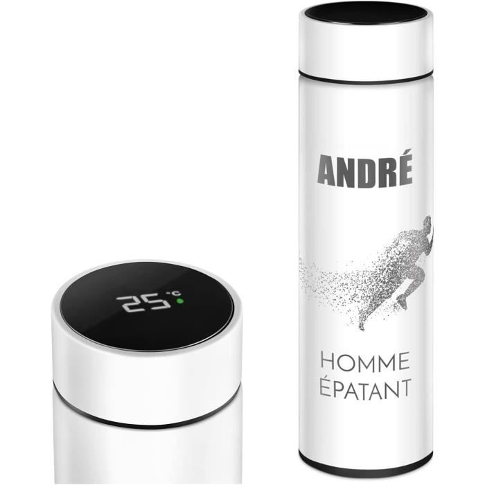 Mug Isotherme 450 Ml Avec Indicateur LED – Anti-fuite, Acier Inox 316, Maintien Chaud 6-12h