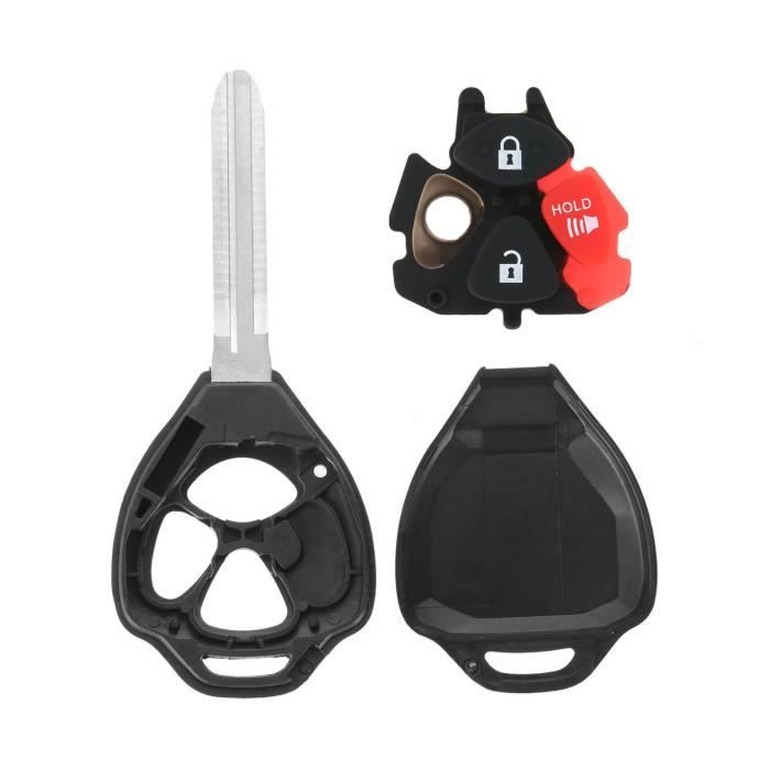 Boîtier Clé BMW 3 Boutons HU58 Blanc + Batterie Rechargeable - Remplacement Compatible E46 E39 E60 E83 E85 E86 E53 E61