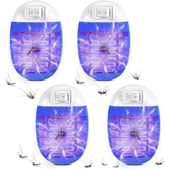 Fraxinus Lampe Anti Moustique 40W, Tue Mouche Eléctrique Ctes Destructeur, 2800V Puissant Grille