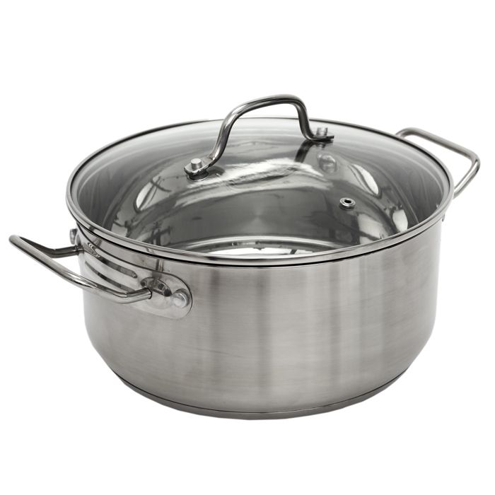 Grand Faitout En Cuivre Massif 28 Cm Avec Couvercle – Sans Marque, Compatible Gaz Et électrique