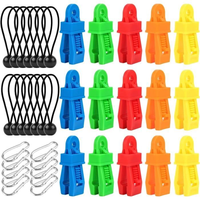 Clip De Bâche Tente,Attache Toile Pergola,Pince Bâche,Auvents Clip