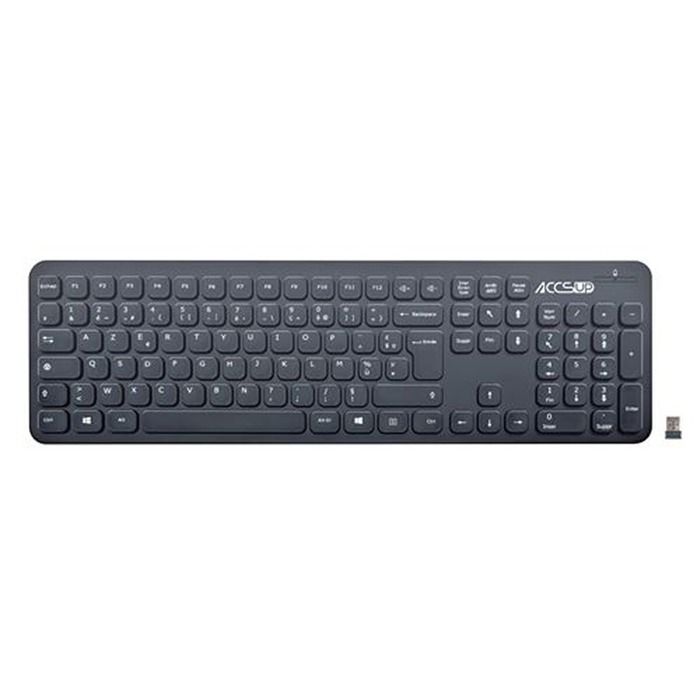 Clavier Sans Fil Accsup SLIM WL FR3 V2 – Ultra Plat, Silencieux, AZERTY - vue 3