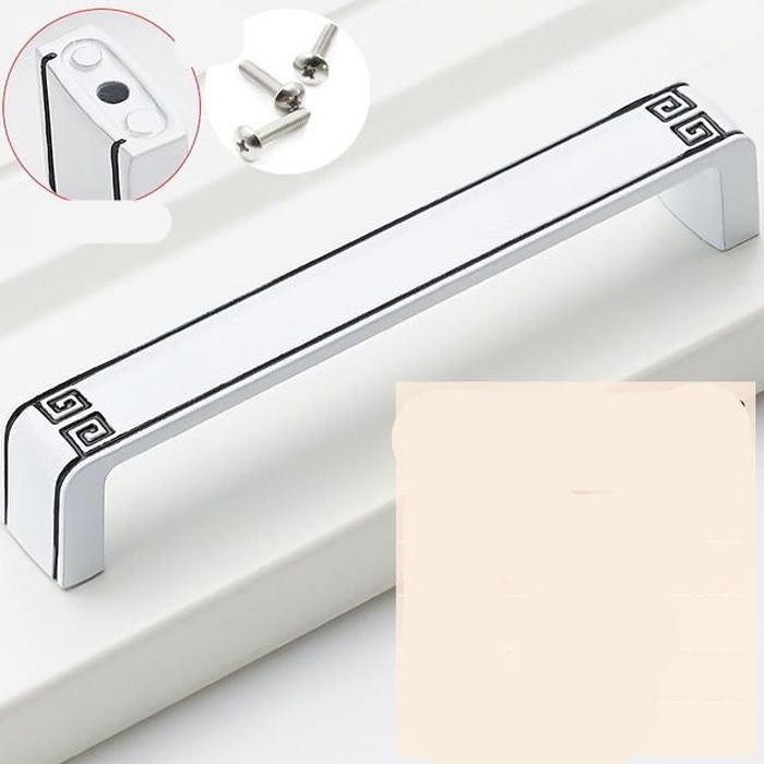 8pcs Baton Cuisine Armoire Porte Poignees Placard Tiroir Chambre
