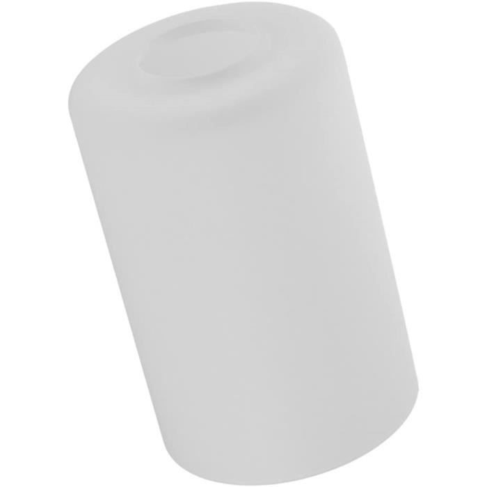 Perfk Abat-Jour Verre Clair Cylindre 9cmx13cm - Pour Lampe Chevet, Lustre, Suspension