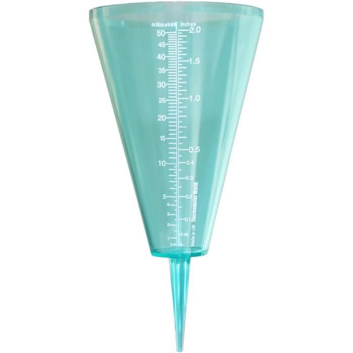 OFFSCH Pluviomètre En Verre 4 Pièces Tasse À Mesurer Numérique Tubes À