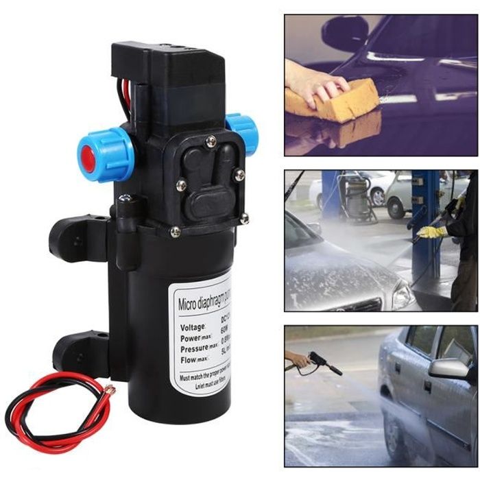 Pompe à eau auto-amorçante DC 12V 116psi pompe à eau haute pression pour Bateau de camping de caravane