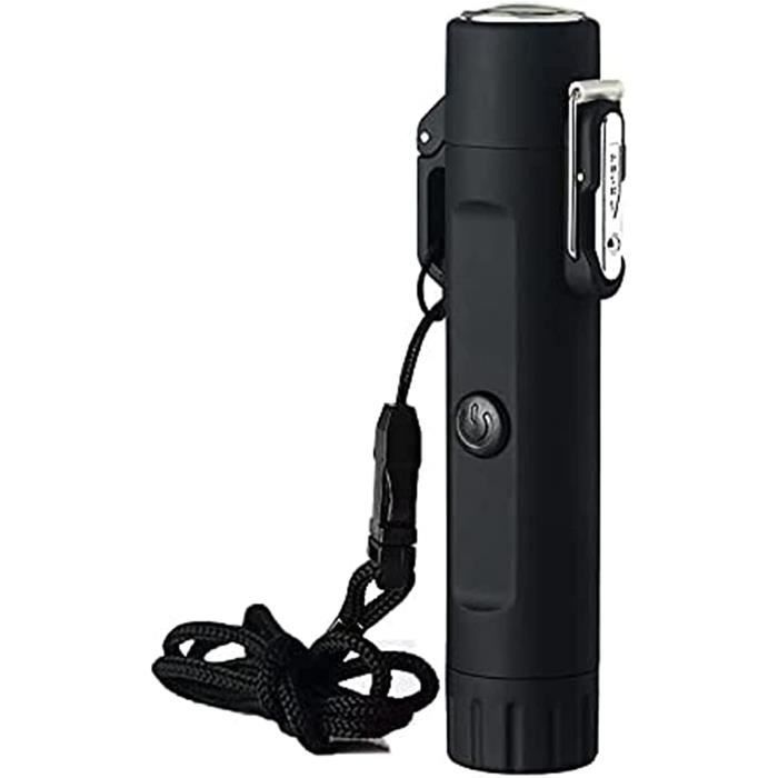 Briquet électrique SUPRUS à Arc – Rechargeable USB, Sans Flamme, Coupe-vent, Sécurité Enfant, Affichage Batterie