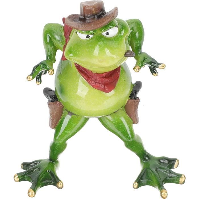 Statue Amusante De Grenouille à Boire En Résine à Suspendre