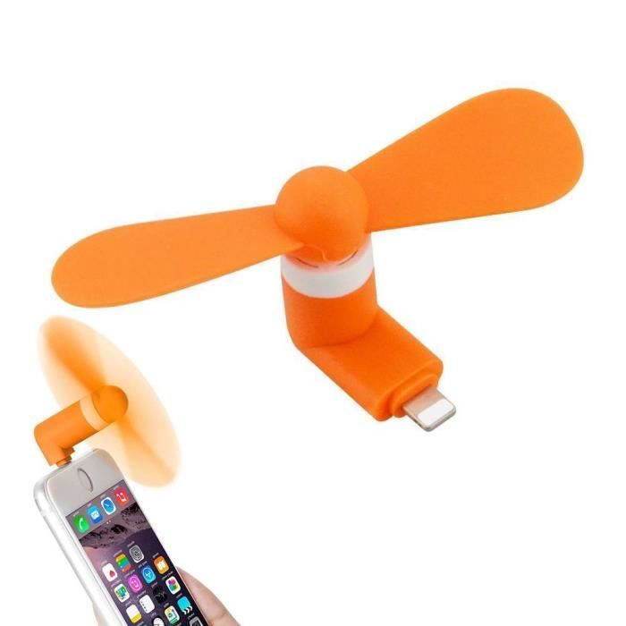 E.F.Connection Mini Ventilateur USB pour iPhone 6//6S 6//6S Plus iPad Portable Refroidissement Blanc