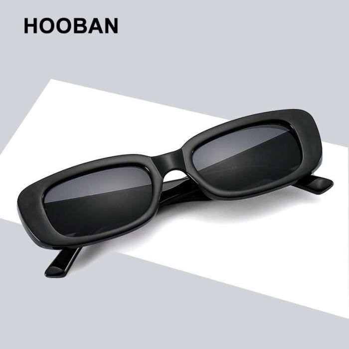 Lunettes de soleil rectangulaires pour femmes petites lunettes de