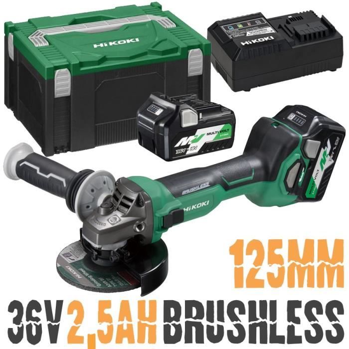 Meuleuse Sans Fil 36v 125mm Hitachi Hikoki G3613da Achat Vente Meuleuse Meuleuse Sans Fil 36v 125mm Cdiscount